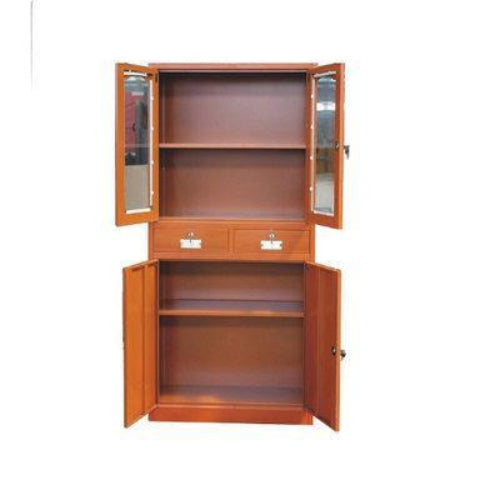 Metal Cabinet with Glass & Metal Door-Full Height. @HOG - Home Office Garden Online Marketplace