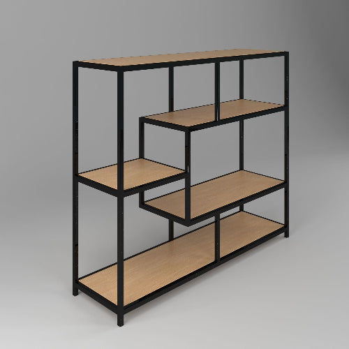 Metal Frame with Wooden Shelves Home Office Garden | HOG-HomeOfficeGarden | online marketplace