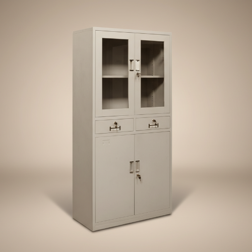 Metal Glass File Cabinet with Drawers. @HOG - Home Office Garden Online Marketplace