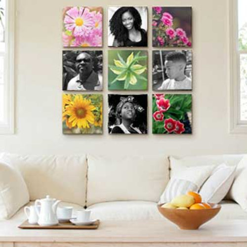 Nine Square Wall Clusters Picture Frames. @HOG - Home. Office. Garden online marketplace