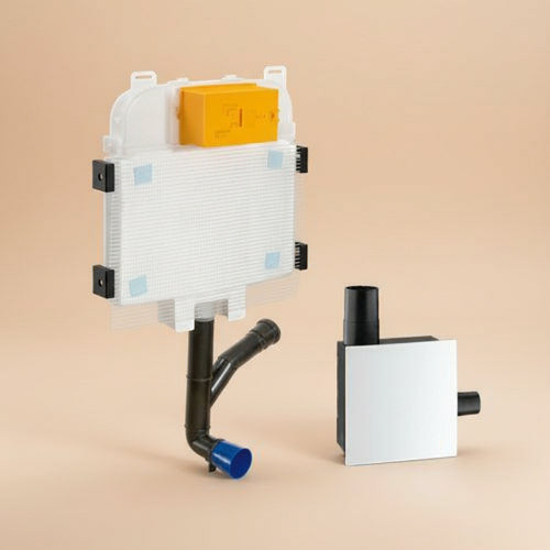 OLI Diamante 2 Dual Flush in-Wall Cistern with accessories + Chrome Dual Flush Control Plate. @HOG - Home Office Garden Online Marketplace