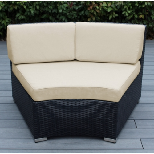 Outdoor Patio Wicker/Rattan Furniture 7-Piece Curved Seating Set. @HOG - Home Office Garden Online Marketplace