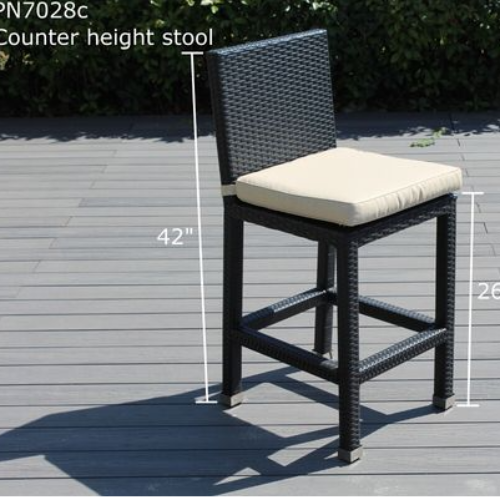 Outdoor Patio Wicker/Rattan Furniture Bar Stools. @HOG - Home Office Garden Online Marketplace