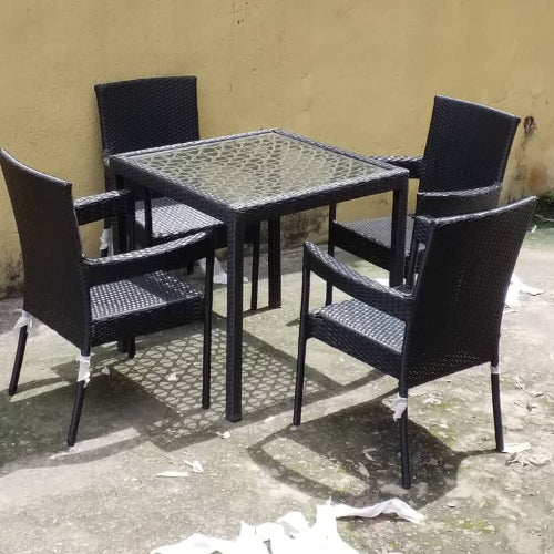 Panoma Rattan 4 Seater Square Table Garden Furniture Set. @HOG - Home Office Garden Online Marketplace