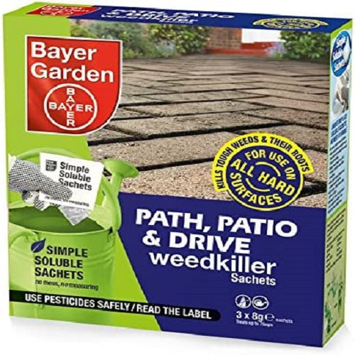Bayer Garden Path, Patio and Drive Weedkiller – 3 x Soluble Sachets Home Office Garden | HOG-HomeOfficeGarden | online marketplace