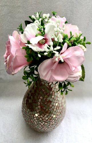 Sparkling Glass Flake Floor Vase Home, Office, Garden online marketplace