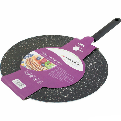 Prima 30cm/35cm Non Stick Concave Tawa @HOG - Home Office Garden Online Marketplace