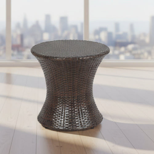 Rattan Hour Glass Side Table. @HOG - Home Office Garden Online Marketplace