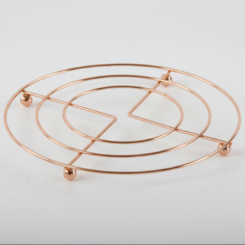 Round Chrome Trivet Copper @HOG - Home Office Garden Online Marketplace