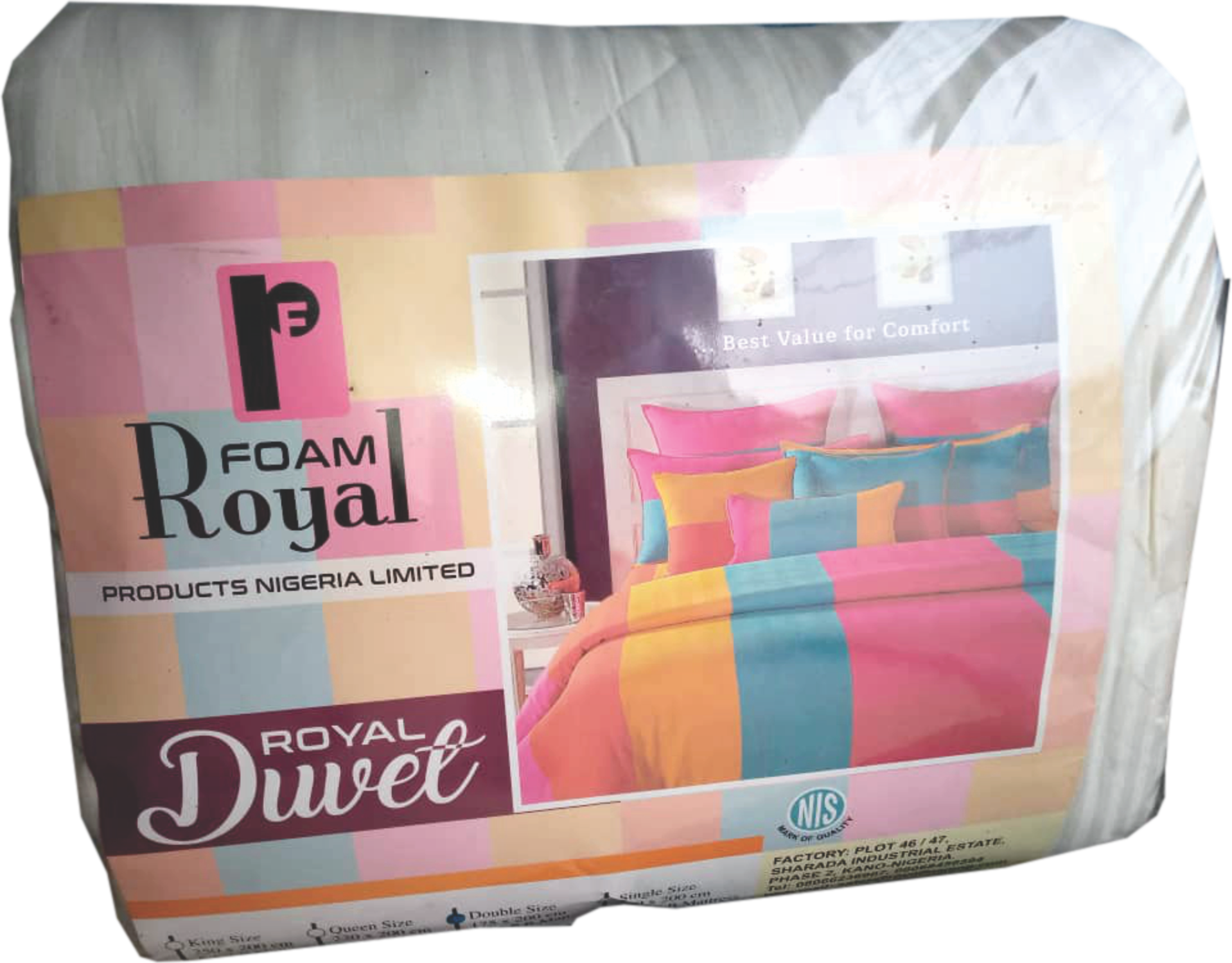 Royal Foam Fiber Duvet @HOG - Home Office Garden Online Marketplace