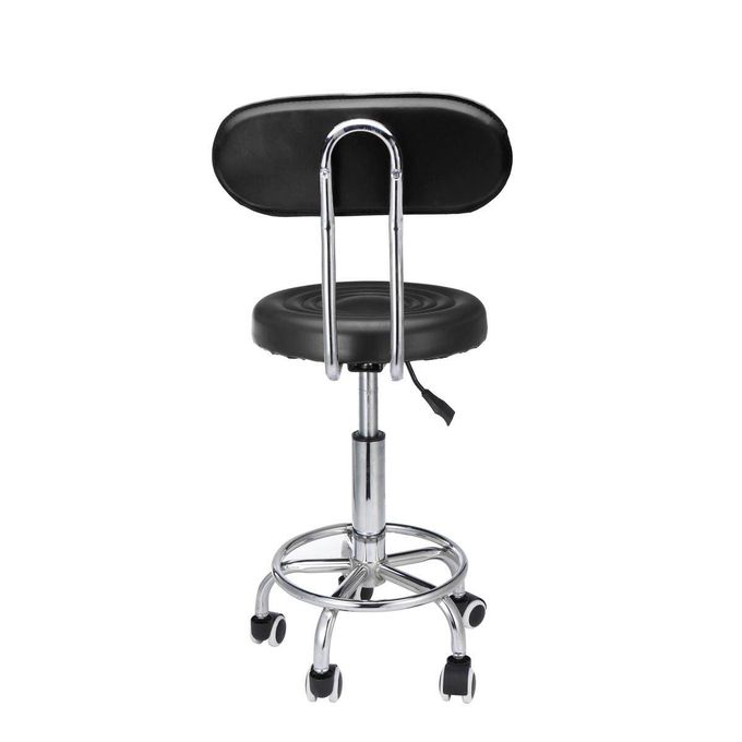 Mobile Barstool With Backrest