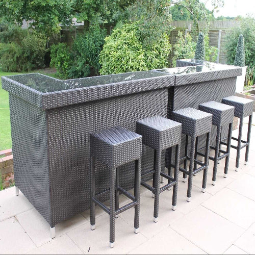 Stylish Rattan Outdoor Bar Counter. @HOG - Home Office Garden Online Marketplace