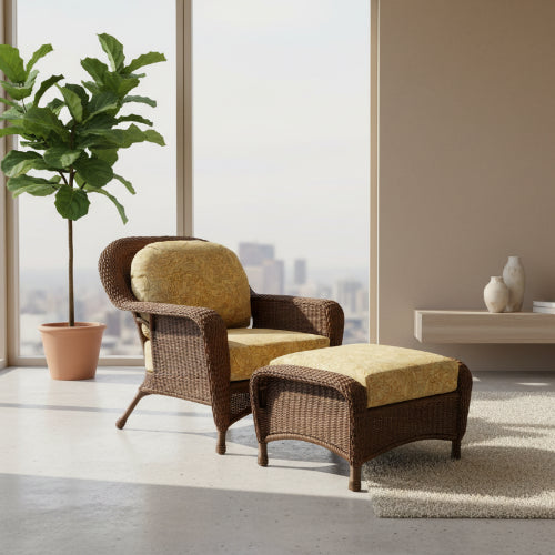 Tortuga Outdoor Sea Pines 2 Piece Wicker Lounge Set. @HOG - Home Office Garden Online Marketplace