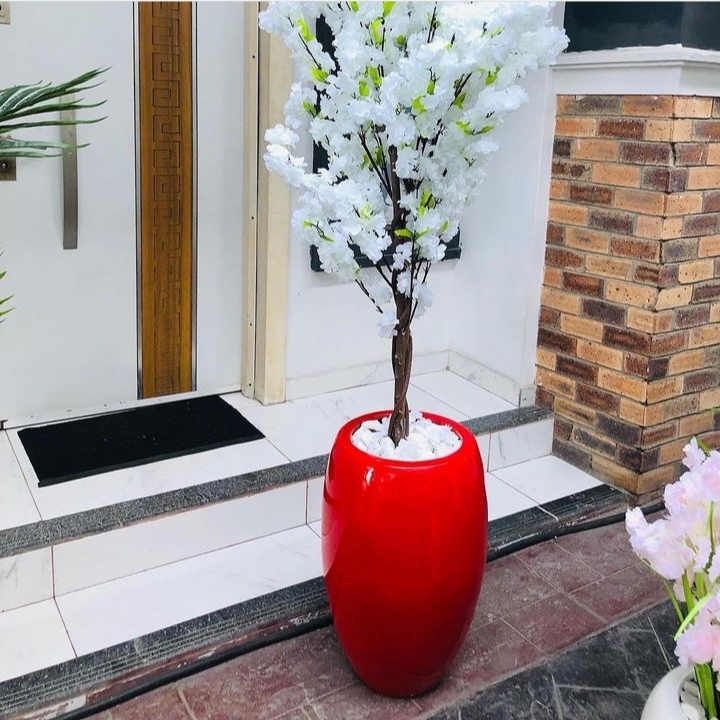 190cm Cherry Blossom With Vase