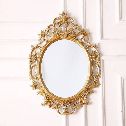 Tiara Generic Oval Shaped Mirror - Gold. Affordable item Home Office Garden | HOG-HomeOfficeGarden | online marketplace