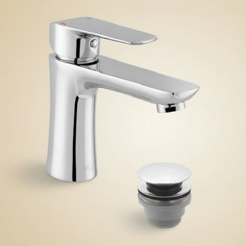 VALA Maracay Basin Mixer with Click Clack Pop-Up-Waste. @HOG - Home Office Garden Online Marketplace