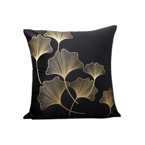 Black Gold Art Décor Pillow