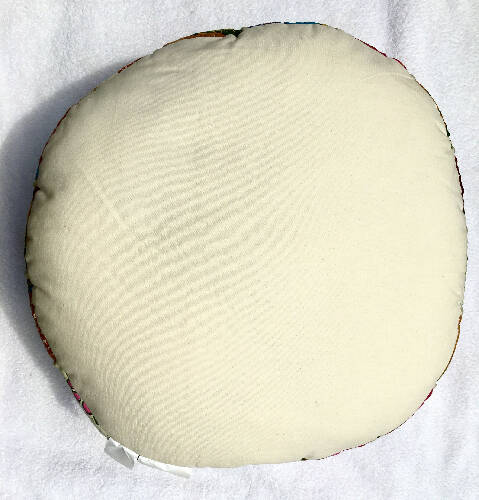 Journey East 24'' Wide Round Abstract Pouf Ottoman Home, Office, Garden online marketplace