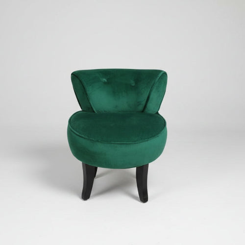 Vanity Chair Wood Legs (Green) @HOG - Home Office Garden Online Marketplace