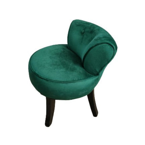 Vanity Chair Wood Legs (Green) @HOG - Home Office Garden Online Marketplace