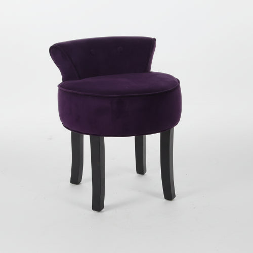 Vanity Chair Wood Legs (Purple) @HOG - Home Office Garden Online Marketplace