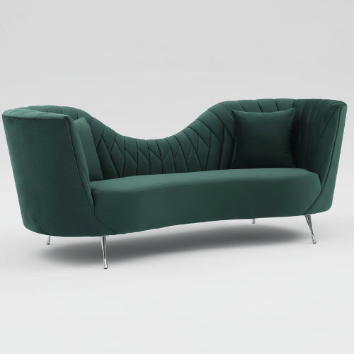 Velvet Sofa Forest Green @HOG - Home Office Garden Online Marketplace