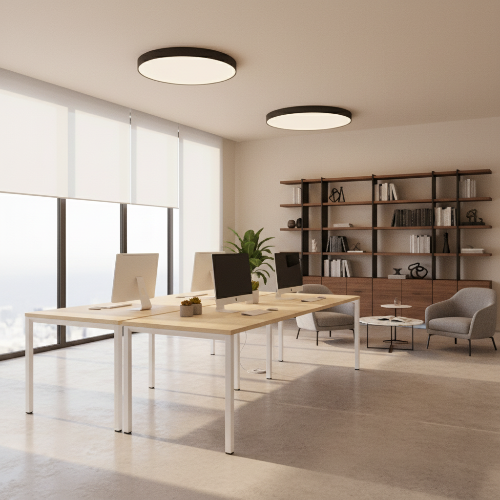 Vital Pro 4 People Workstation Desk VR568. @HOG - Home Office Garden Online Marketplace