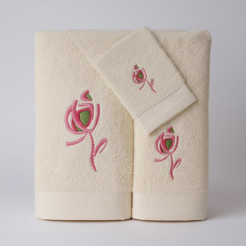 Westward Ho! 3 Piece Bloom Design Towel Set @HOG - Home Office Garden Online Marketplace