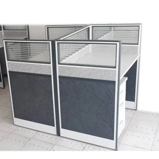 Grey Workstation for 2 persons Home Office Garden | HOG-HomeOfficeGarden | online marketplace