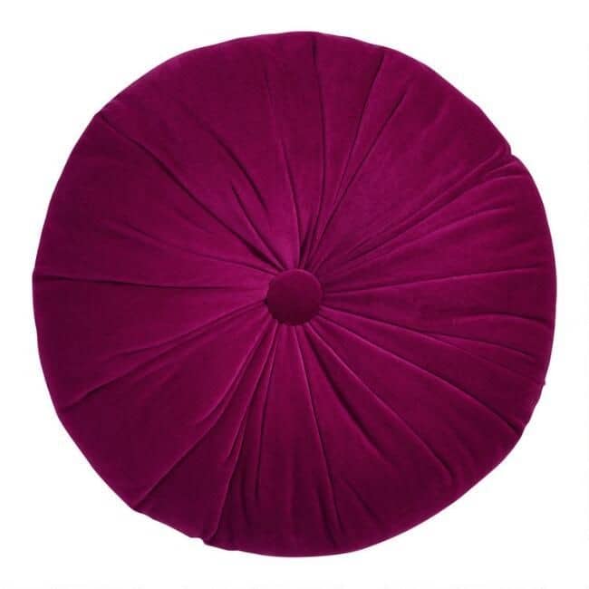 Round Pumpkin Handcrafted Fiber Filled Velvet Throw Pillows Home Office Garden | HOG-HomeOfficeGarden | online marketplace