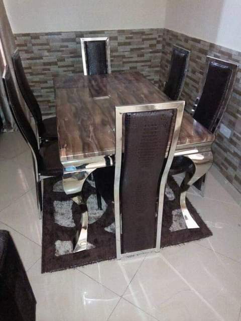 Exquisite Marble Dining - Brown Home Office Garden | HOG-HomeOfficeGarden | online marketplace