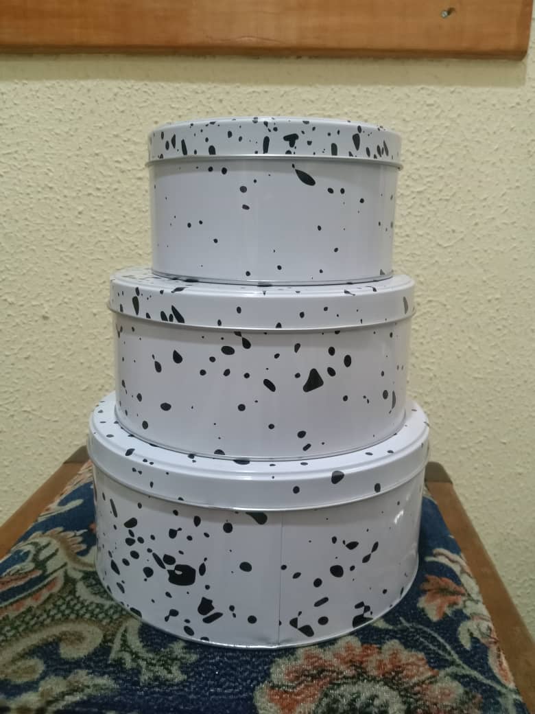 Round Storage Tins HOG-Home, Office Garden online marketplace