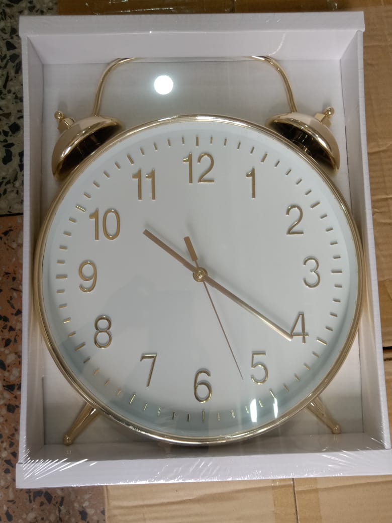 38cm Alarm Style Wall Clock Home Office Garden | HOG-HomeOfficeGarden | online marketplace