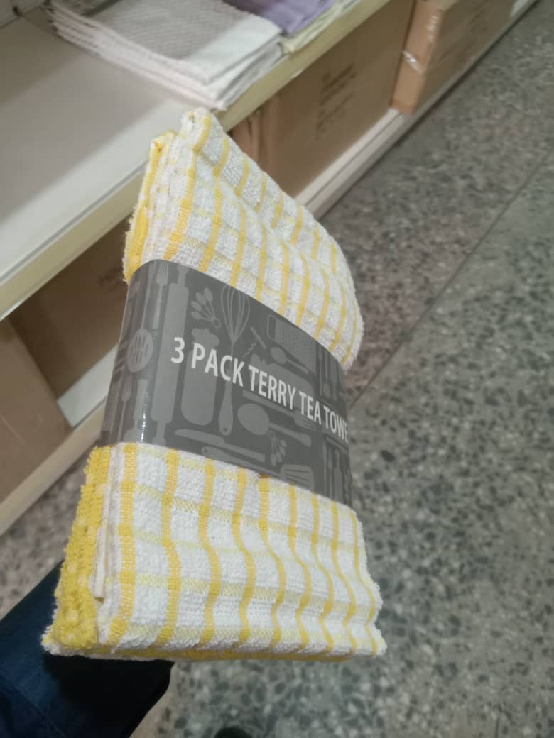 3 Pack Terry Tea Towel Home Office Garden | HOG-HomeOfficeGarden | online marketplace