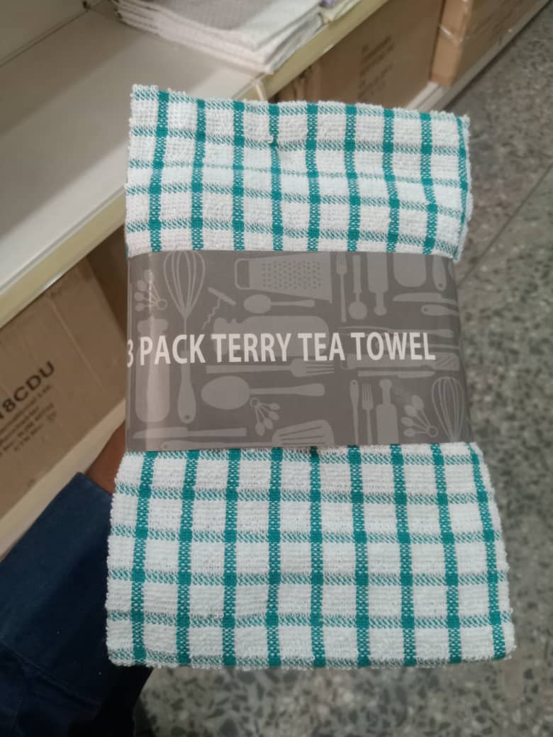 3 Pack Terry Tea Towel Home Office Garden | HOG-HomeOfficeGarden | online marketplace