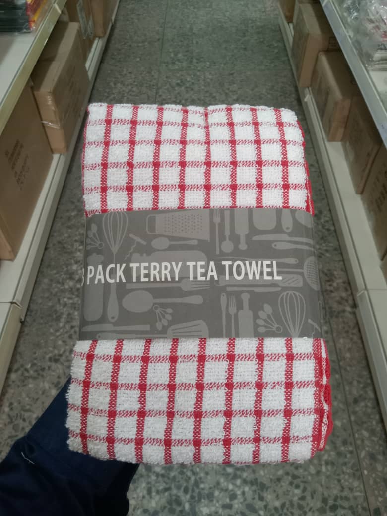 3 Pack Terry Tea Towel Home Office Garden | HOG-HomeOfficeGarden | online marketplace