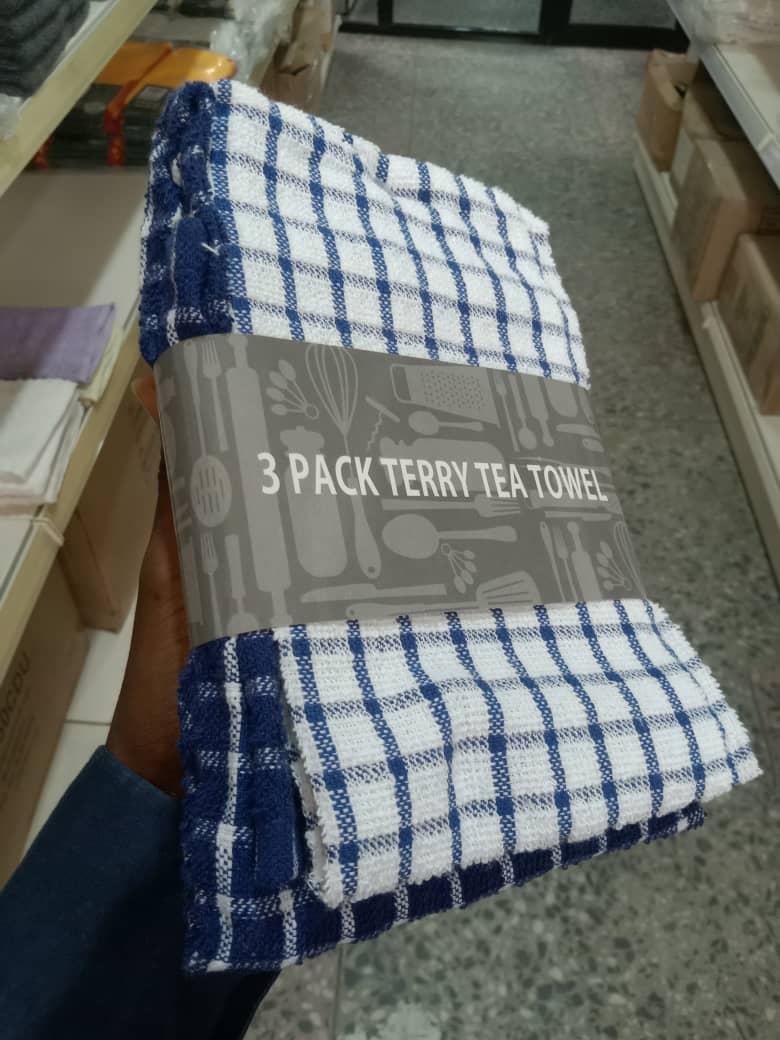 3 Pack Terry Tea Towel Home Office Garden | HOG-HomeOfficeGarden | online marketplace
