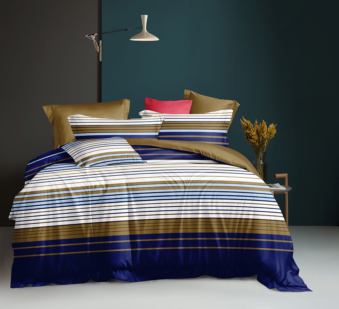 Unique Multi Color Stripes Bedding Set Home Office Garden | HOG-HomeOfficeGarden | online marketplace