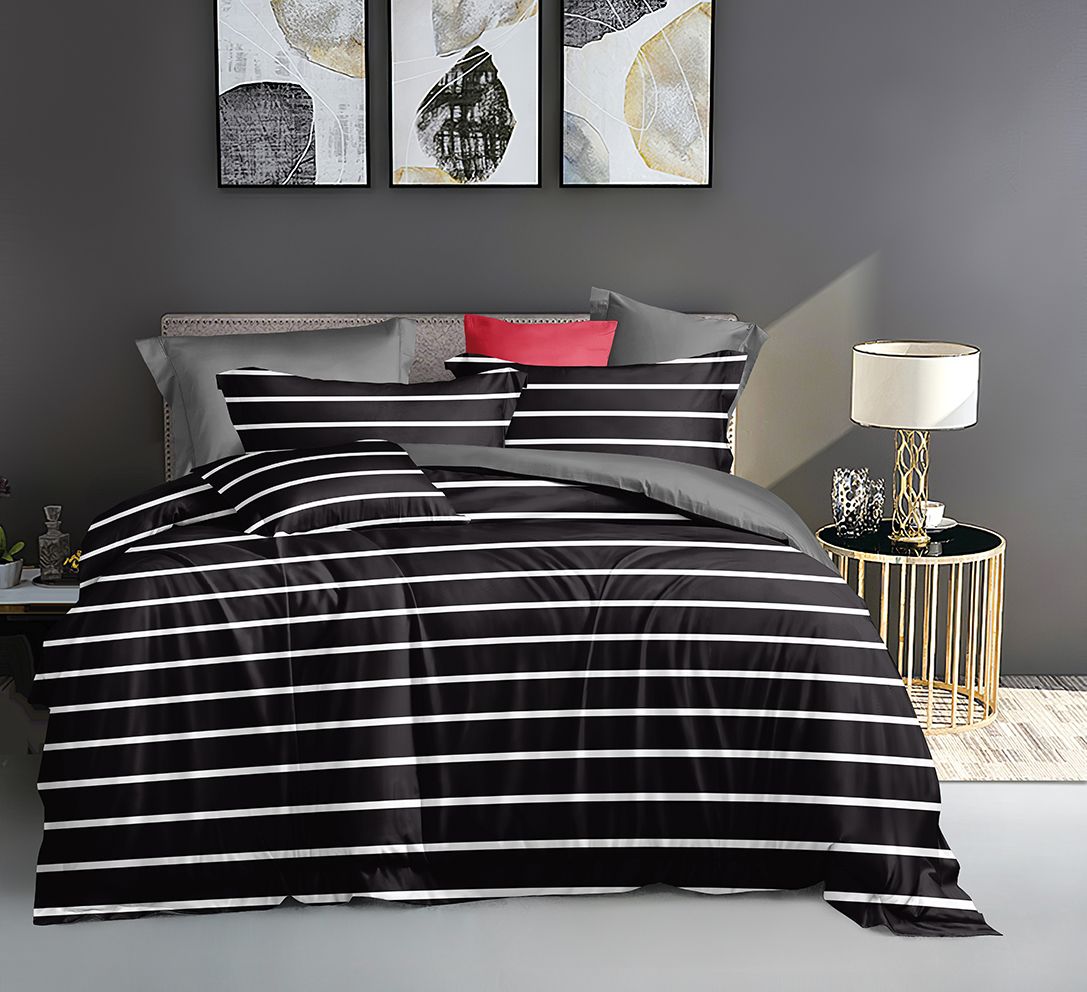 Unique Multi Color Stripes Bedding Set Home Office Garden | HOG-HomeOfficeGarden | online marketplace