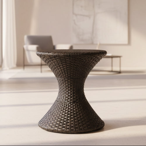 Wicker Hourglass Side Table. @HOG - Home Office Garden Online Marketplace