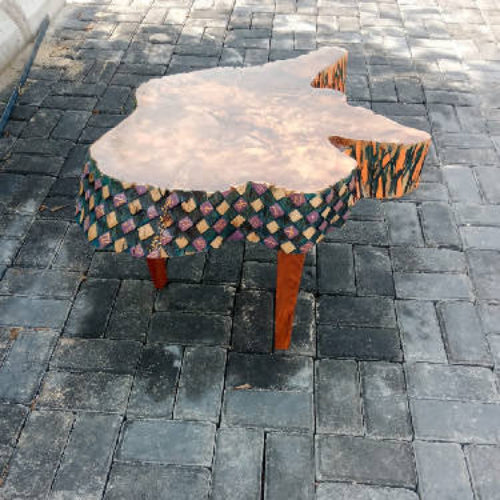 Wooden Slab Coffee Table @HOG - Home Office Garden Online Marketplace