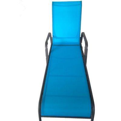 Abaco Blue Tone Sling Chaise Home Office Garden | HOG-HomeOfficeGarden | online marketplace