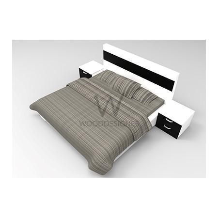 Adelia Series; 6 x 6 Feet Bedframe (White and Black) Home Office Garden | HOG-HomeOfficeGarden | online marketplace