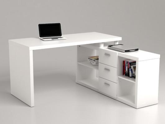 ALDRIC White Office Table Home Office Garden | HOG-HomeOfficeGarden | online marketplace