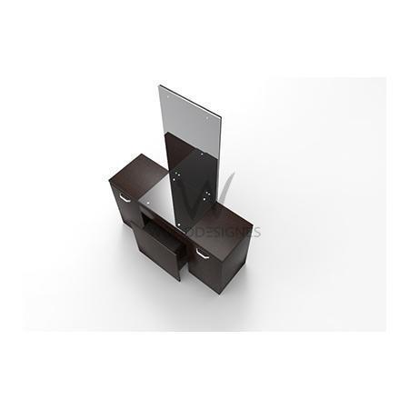 Amelia series; Vanity Table (Dark-brown) Home Office Garden | HOG-HomeOfficeGarden | online marketplace