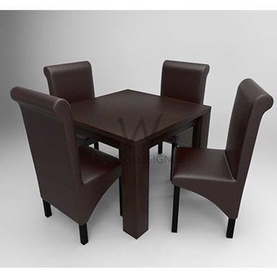amon-deluxe-series-4-seater-dining-set-dark-brown-30418674516 HomeOfficeGarden Home Office Garden | HOG-HomeOfficeGarden | HOG
