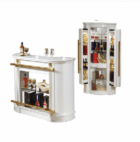 Antique Bar Cabinet-White Home Office Garden | HOG-HomeOfficeGarden | online marketplace