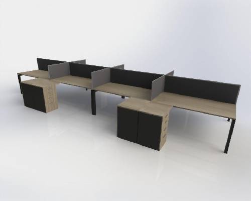 Ariel 8 Man Workstation Home Office Garden | HOG-HomeOfficeGarden | online marketplace