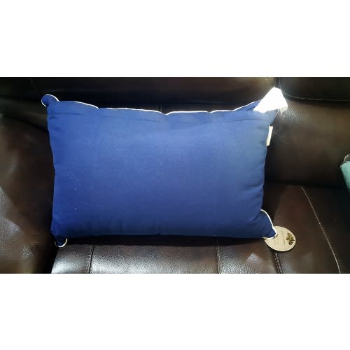 Autumn Hill Blue Silver Beaded Pumpkin Throw Pillow Home Office Garden | HOG-HomeOfficeGarden | online marketplace