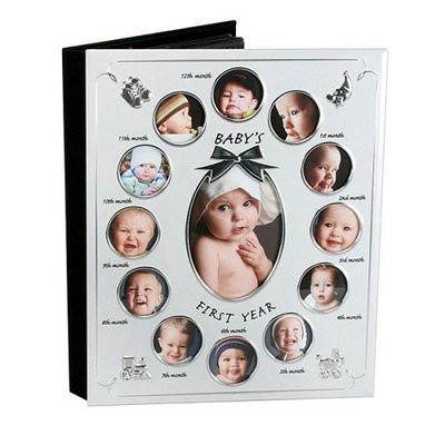 Baby's First Year Picture Frame With Photo Album Home Office Garden | HOG-HomeOfficeGarden | online marketplace